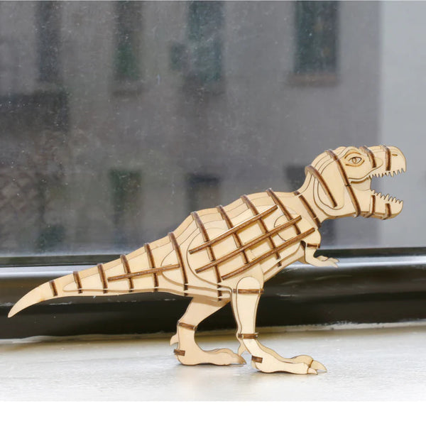 KL: T-Rex 3D Wooden Puzzle - Ages 14+