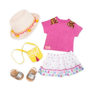 Vacation Style: Deluxe 18" Doll Outfit - Ages 3+