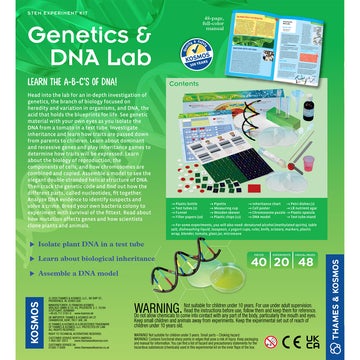 TK: Genetics & DNA Lab - Ages 10+