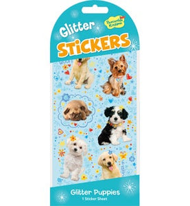 Stickers: Glitter Puppies - Ages 3+