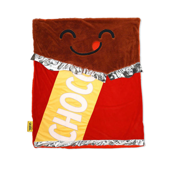 Plush Snuggly Blanket: Chocolate Bar