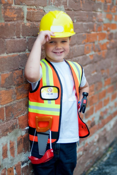 GP: Construction Worker Costume and Accessories - Size 5-6