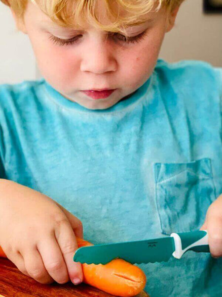 Kiddkutter: Child Safe Knife: Green - Ages 3+