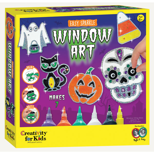 Creativity for Kid: Easy Sparkle Window Art Halloween - Ages 6+