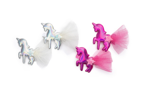 GP: Iridescent Unicorns Hairclips 2 Pack - Ages 3+