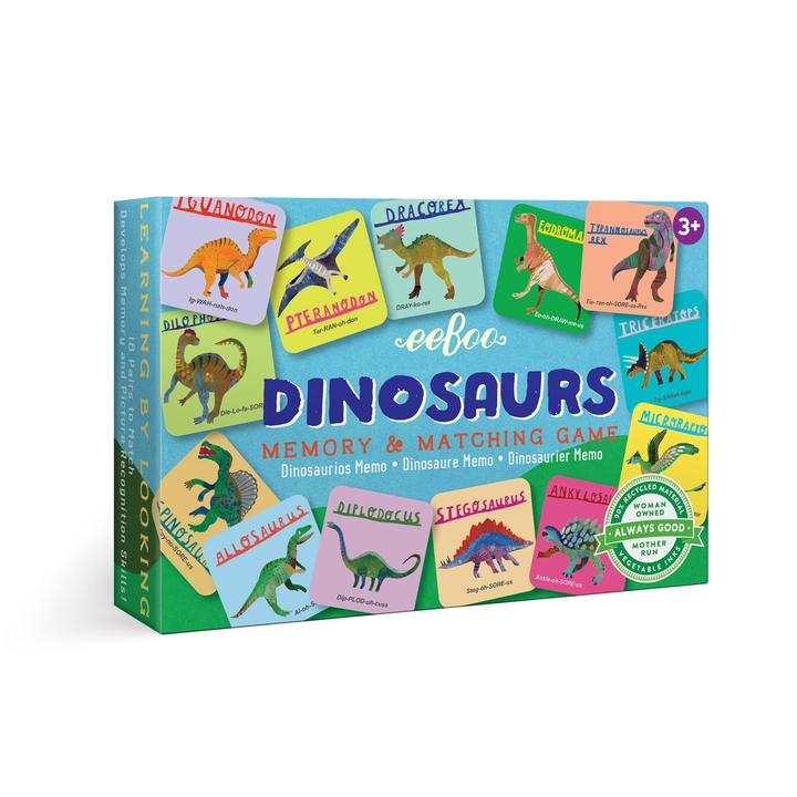 EeBoo: Dinosaurs Little Matching Game - Ages 3+