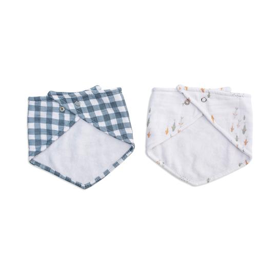Bandana Bibs: 2 Pack - Ages 0+