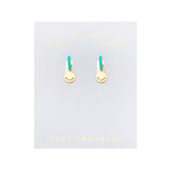 Earrings: Be Happy - Gold
