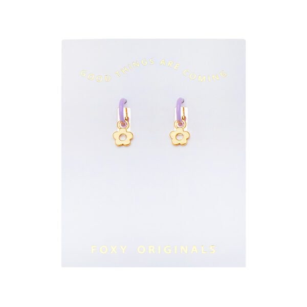 Earrings: Flower Power - Gold