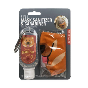 KL: 3-in-1: Mask, Sanitizer, & Carabiner - Ages 3-12