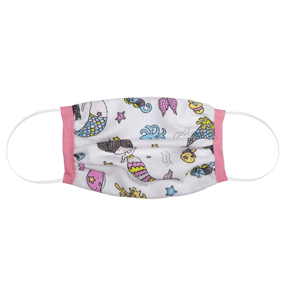 Protective Face Mask For Kids 6-12 - Mermaid