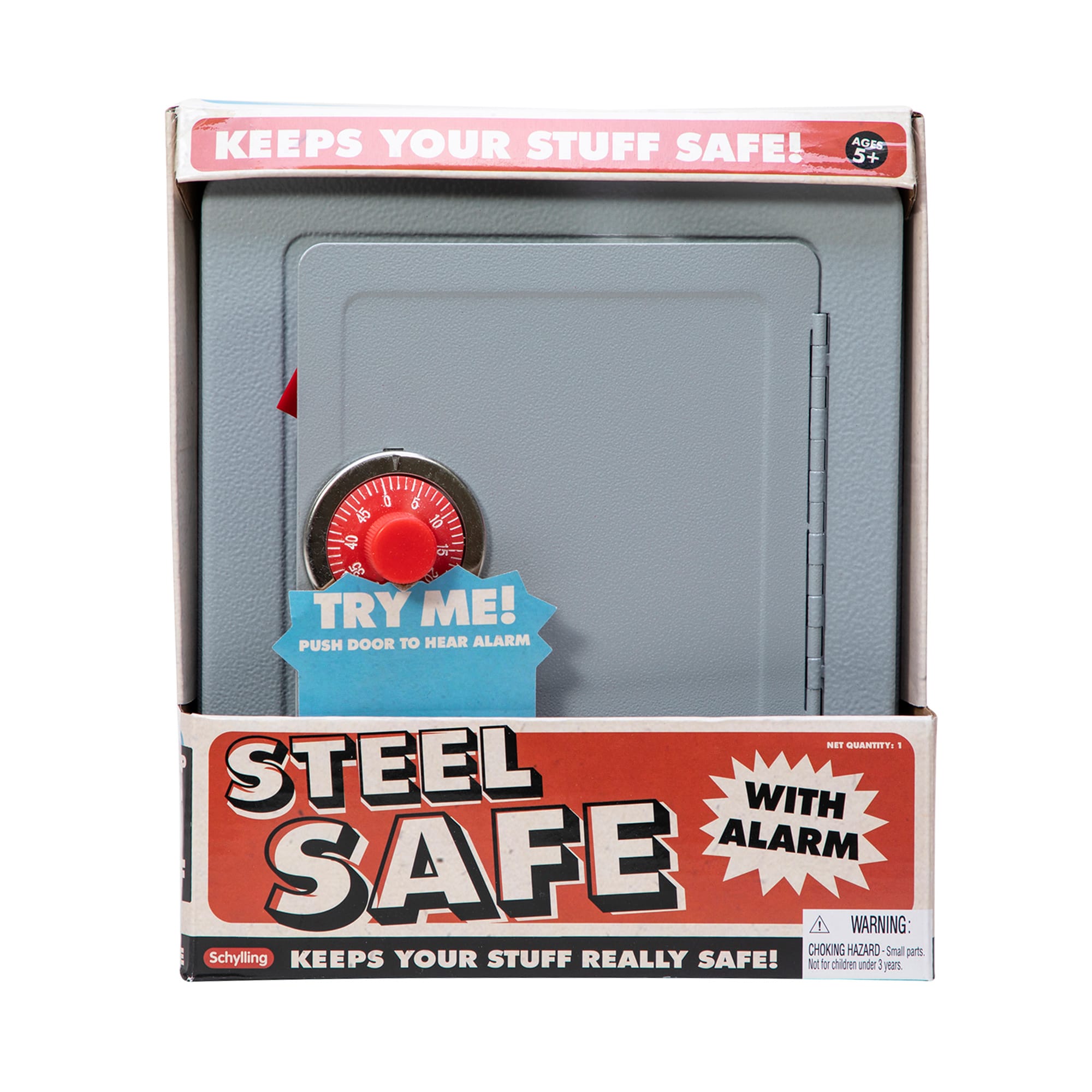 Steel Safe with Alarm - Ages 5+
