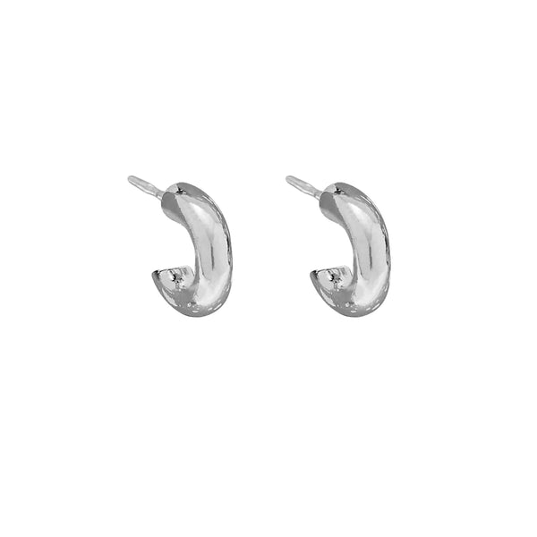 Earrings: Petit Hoops - Gold or Silver