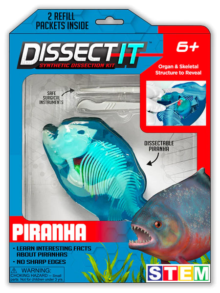 Dissect It: Synthetic Dissection Kit Piranha Lab - Ages 6+