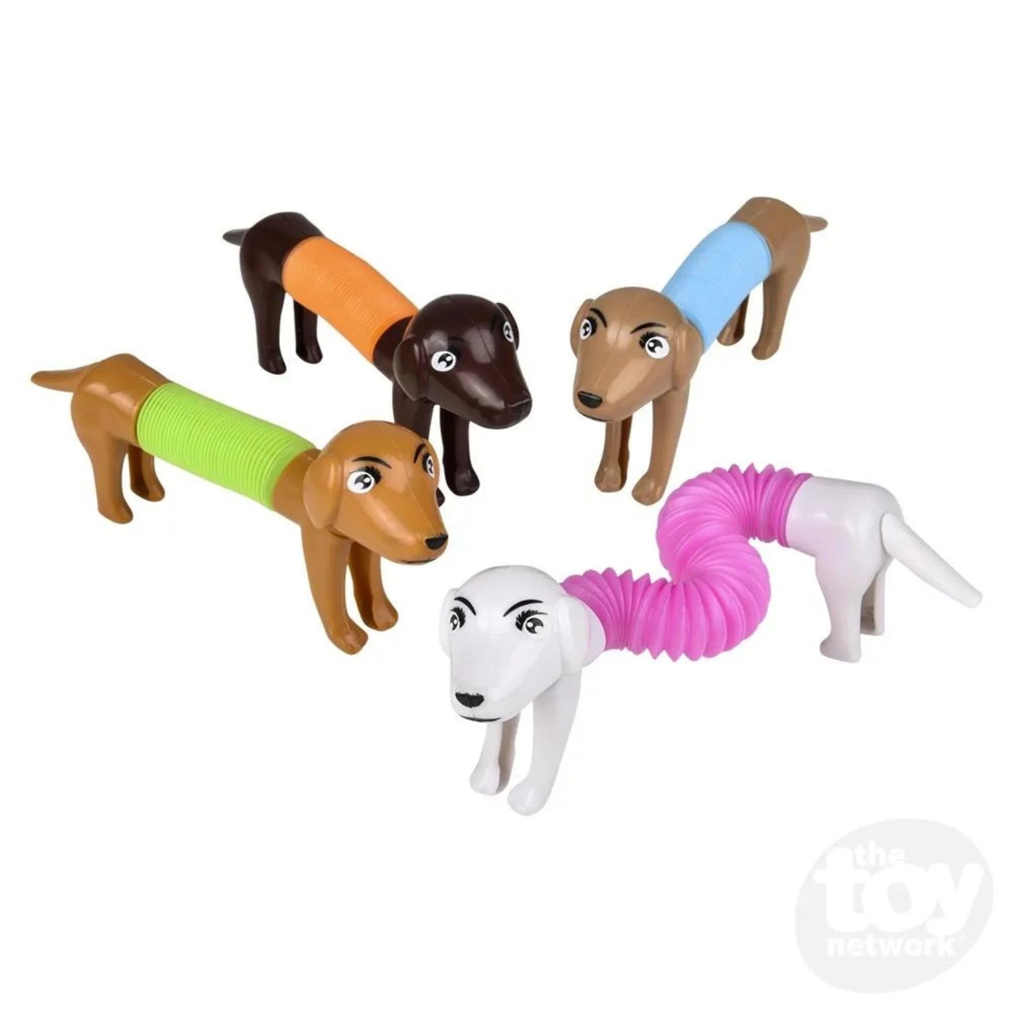 Wiener Dog Expanding Tube Toys - 12 Pc.