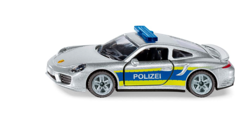 Siku: Porsche 911 Highway Patrol Car - Toy Vehicle - Ages 3 +