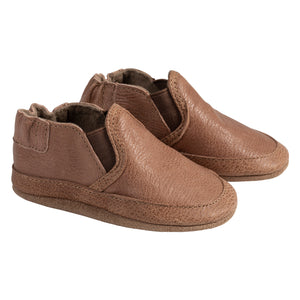 Soft Soles: Liam Walnut Leather - Ages 0-18mth