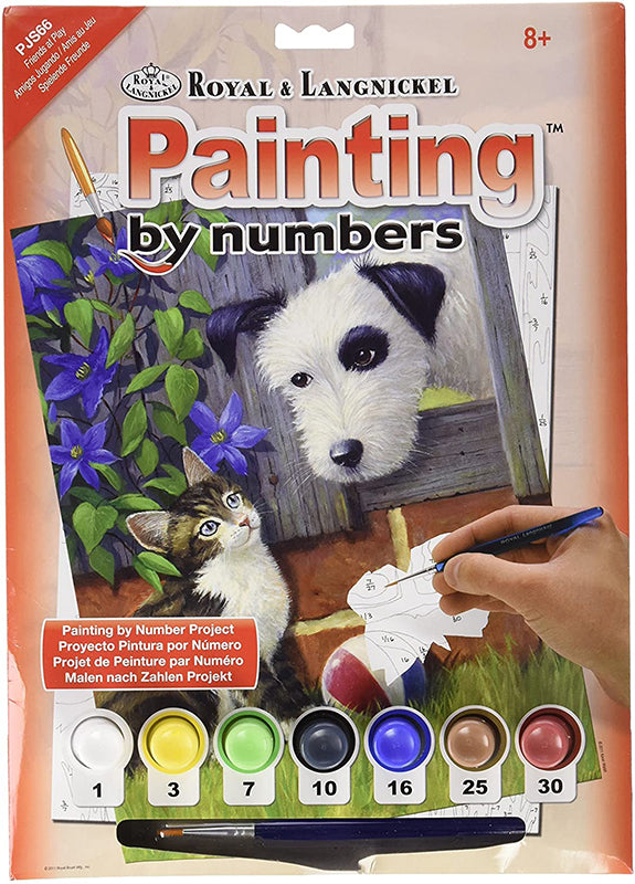 Painting by Numbers: Friends at Play - Ages 8+