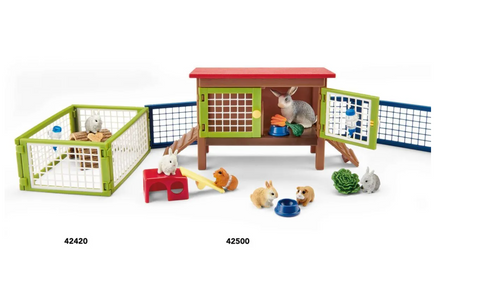 Schleich: Rabbit and Guinea Pig Hutch - Ages 3+