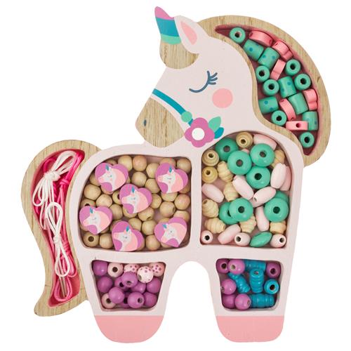 Bead Boutique: Unicorn Wooden Bead Set- Ages 4+