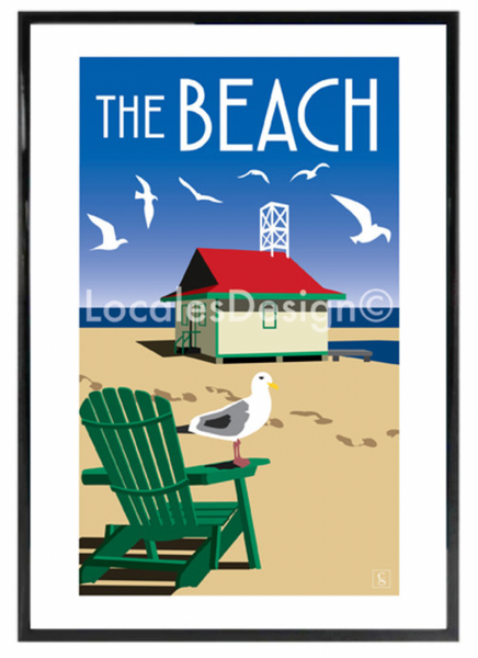 The Beach Print 11" x17"