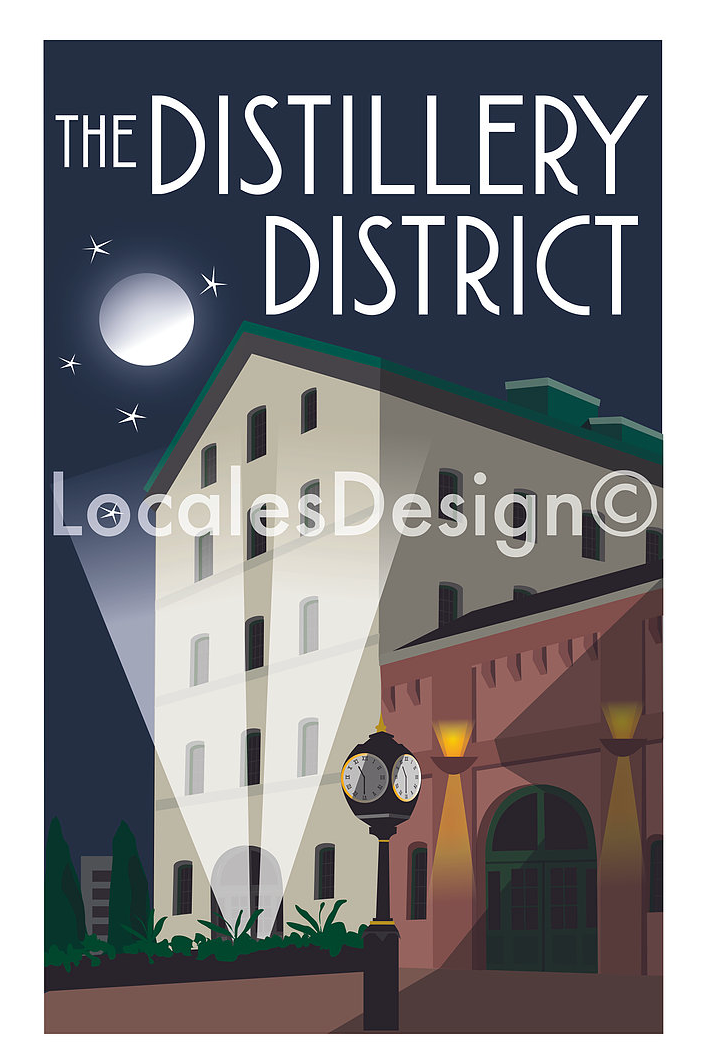 The Distillery District Print 11" x17"