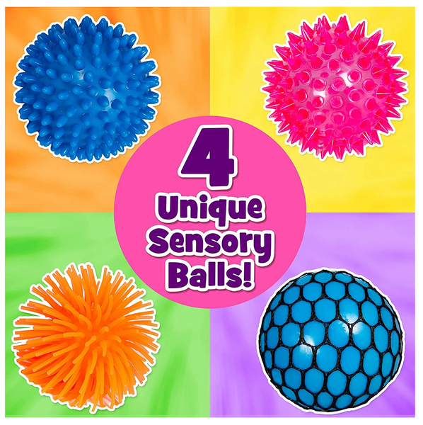 Four Stress Balls - Ages 3+