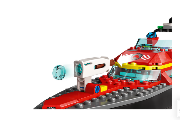 Lego: City Fire Rescue Boat - Ages 5+