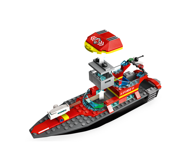 Lego: City Fire Rescue Boat - Ages 5+