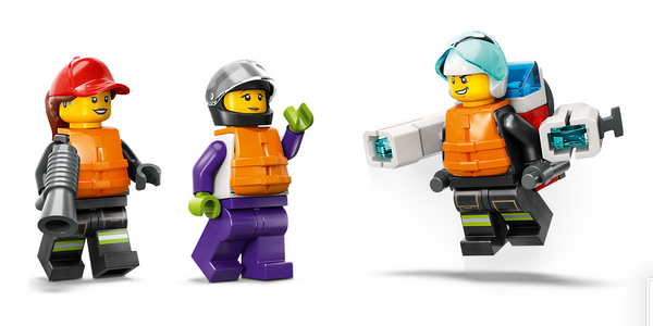 Lego: City Fire Rescue Boat - Ages 5+