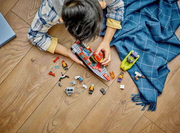 Lego: City Fire Rescue Boat - Ages 5+