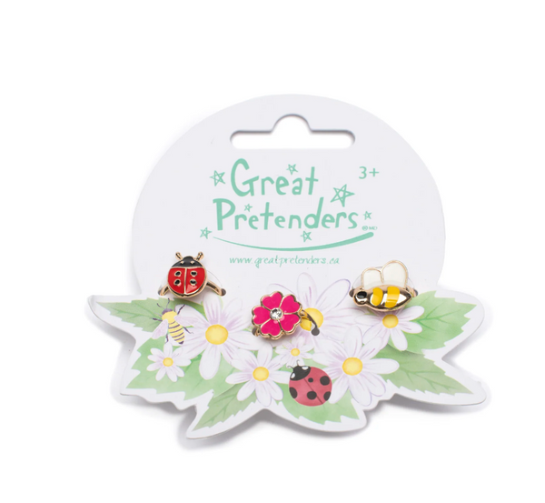 Lady Bug Garden Ring Set - Ages 3+