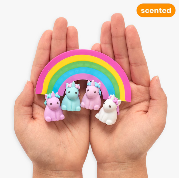 Ooly: Unique Unicorns Scented Erasers: Set of 5 - Ages 6+