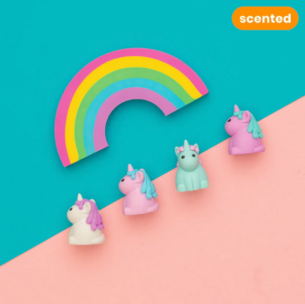 Ooly: Unique Unicorns Scented Erasers: Set of 5 - Ages 6+