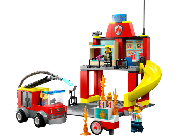 Lego: City Fire Station and Fire Truck - Ages 4+