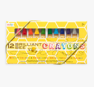 Brilliant Bee: 12 Crayons - Ages 3+