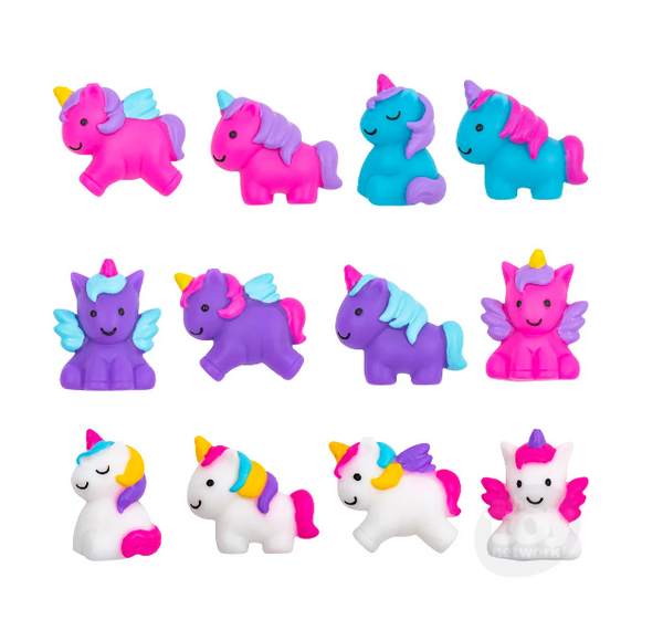Gummy Mochi Unicorns: 1.5" Squishies Assorted - Ages 3+
