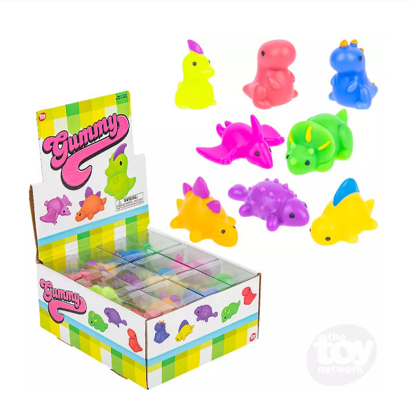 Gummy Mochi Dinos: 1.5" Squishies Assorted - Ages 3+