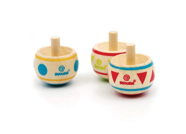 Spin Top - Wooden Reversible: Indie - Ages 6+