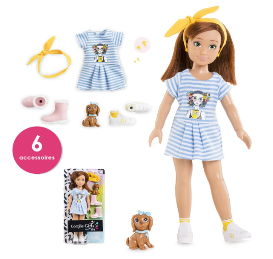 Corolle Girls Doll: Zoe Nature and Adventure Set - Ages 4+