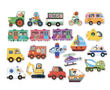 Vilac Transportation Magnets
