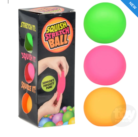 Squish Stretch Ball: 3 Pack - Ages 3+