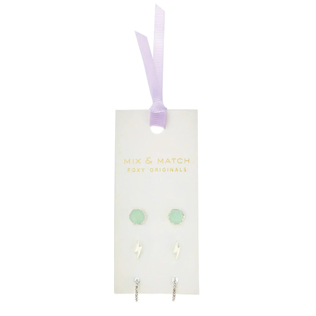 Earrings: Jagger Mix & Match - Gold or Silver