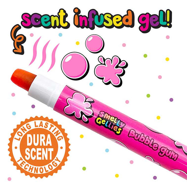 Smelly Gellies: 5 Scented Gel Colouring Sticks - Ages 3+