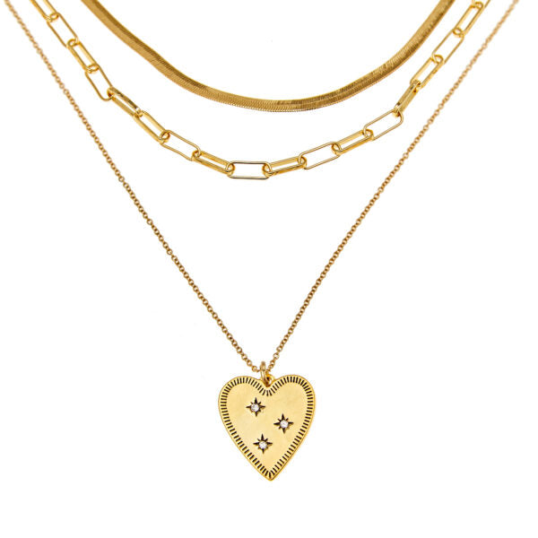 Necklace: All You Need is Love - Gold