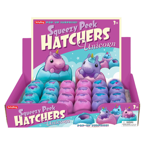 Unicorn Squeezy Peek Hatchers - Ages 3+