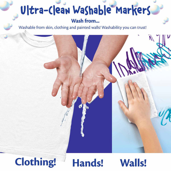 Crayola Ultra-Clean Washable Stampers Markers - 10 Count