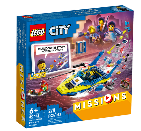 City: Water Police Detective Missions - Ages 6+