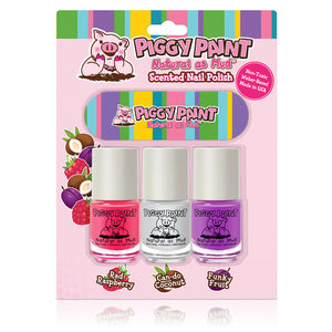 Scented Nail Polish 3-Pack with Nail File - Ages 3+