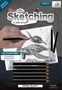 Mini Sketching Made Easy: Sea Turtles - Ages 8+